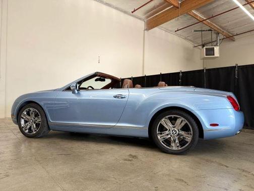 Blue 2008 Bentley Continental GTC