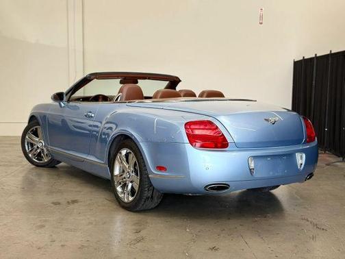 Blue 2008 Bentley Continental GTC