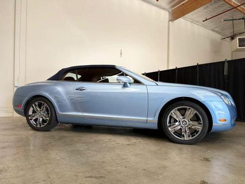 Blue 2008 Bentley Continental GTC