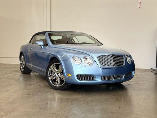 Blue 2008 Bentley Continental GTC