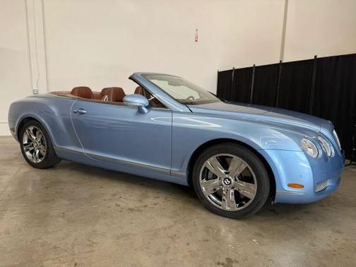 Blue 2008 Bentley Continental GTC