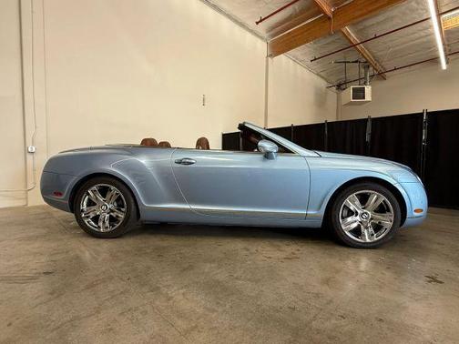 Blue 2008 Bentley Continental GTC
