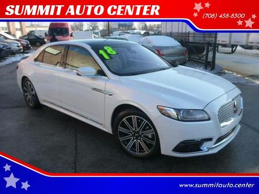 White 2018 Lincoln Continental Reserve 4dr Sedan