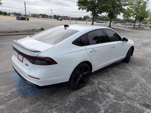 White 2023 Honda Accord Hybrid Sport