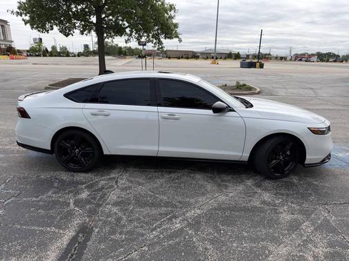White 2023 Honda Accord Hybrid Sport