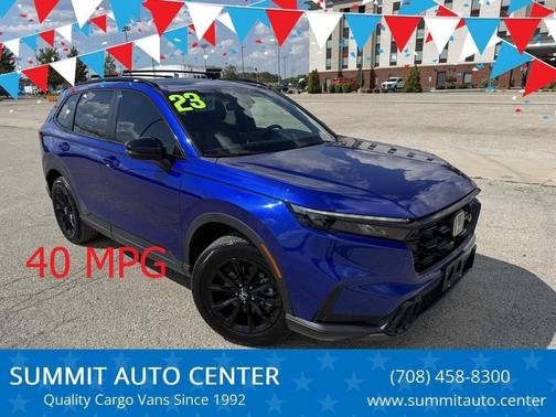 Blue 2023 Honda CR-V Hybrid Sport AWD SUV