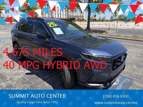 Blue 2025 Honda CR-V Hybrid Sport AWD SUV