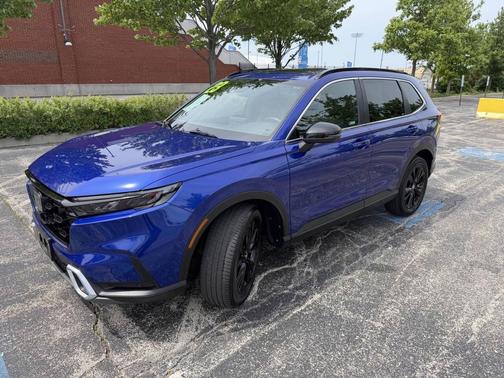 Blue 2023 Honda CR-V Hybrid Sport Touring AWD