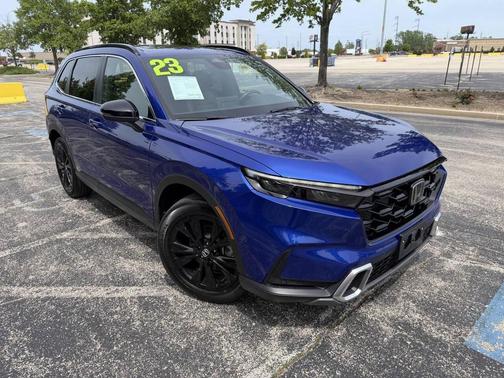 Blue 2023 Honda CR-V Hybrid Sport Touring AWD