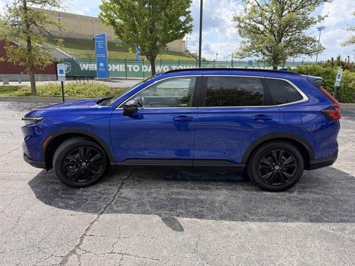 Blue 2023 Honda CR-V Hybrid Sport Touring AWD