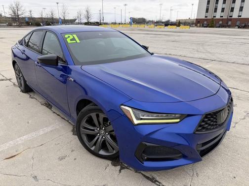 Blue 2021 Acura TLX A-Spec
