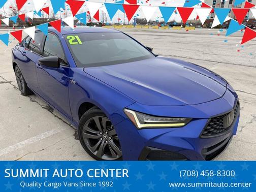 Blue 2021 Acura TLX A-Spec