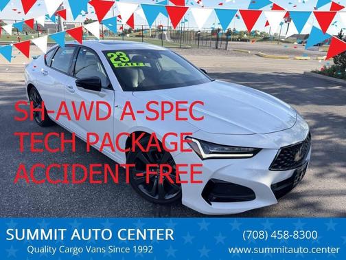 White 2023 Acura TLX A-Spec