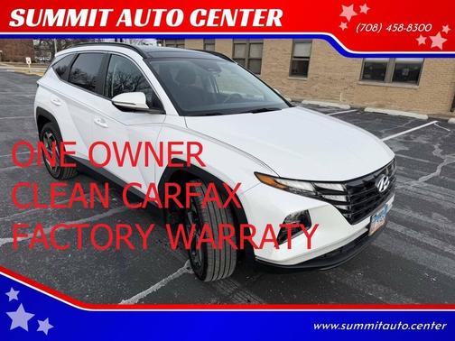 White 2022 Hyundai TUCSON Hybrid SEL Convenience AWD 4dr SUV SUV