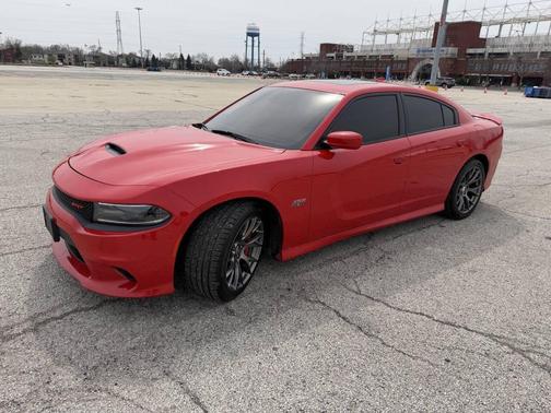 Red 2015 Dodge Charger SRT 392