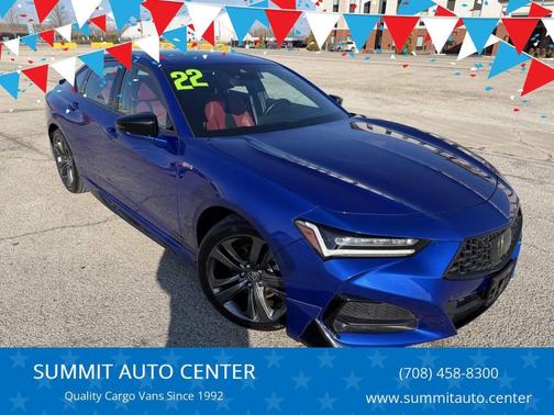 Blue 2022 Acura TLX A-Spec Sedan