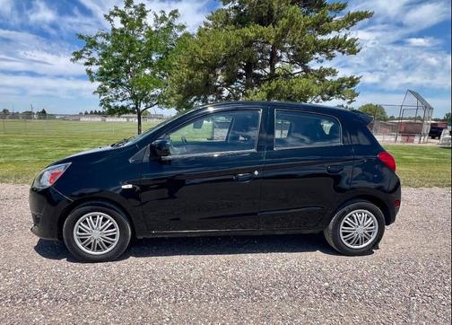 Mystic Black 2015 Mitsubishi Mirage DE