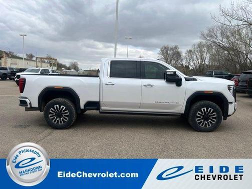 White Frost Tricoat 2024 GMC Sierra 3500 Denali