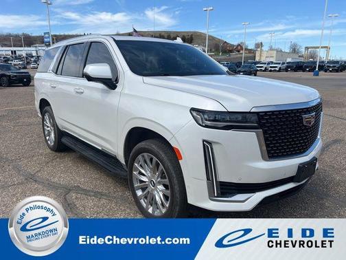 Crystal White Tricoat 2024 Cadillac Escalade Premium Luxury