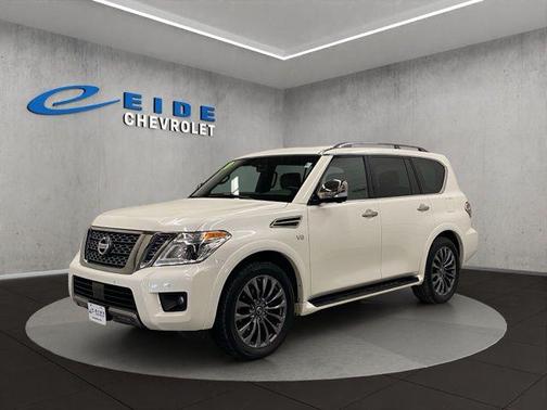 Pearl White Tricoat 2020 Nissan Armada Platinum 4WD