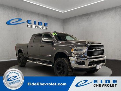 Granite Crystal Metallic Clearcoat 2021 RAM 2500 Laramie Mega Cab 4x4 6'4' Box