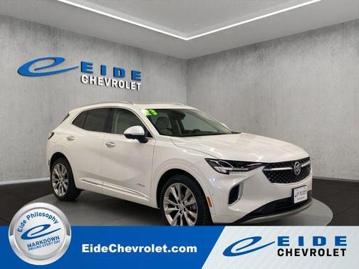 White Frost Tricoat 2023 Buick Envision Avenir AWD