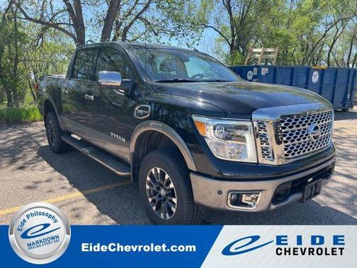 Magnetic Black 2017 Nissan Titan Platinum Reserve