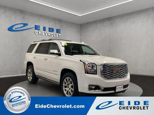 White Frost Tricoat 2020 GMC Yukon Denali