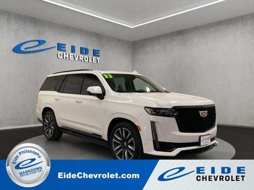 Crystal White Tricoat 2023 Cadillac Escalade Sport Platinum