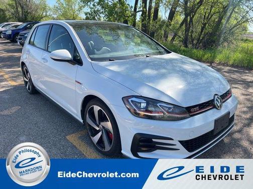 Pure White 2020 Volkswagen Golf GTI 2.0T SE DSG