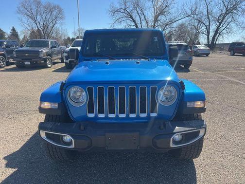 Hydro Blue Pearlcoat 2023 Jeep Wrangler 4-Door Sahara 4x4