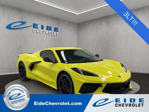 Yellow 2023 Chevrolet Corvette Stingray w/3LT