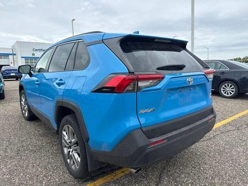 Blue Flame 2020 Toyota RAV4 XLE Premium