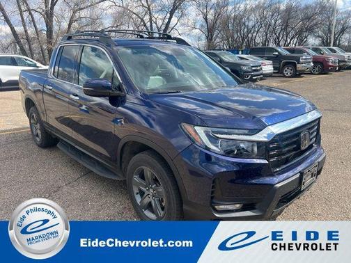 Obsidian Blue Pearl 2023 Honda Ridgeline RTL-E
