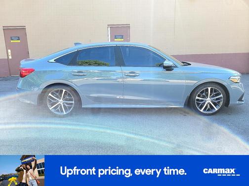 Gray 2022 Honda Civic Touring