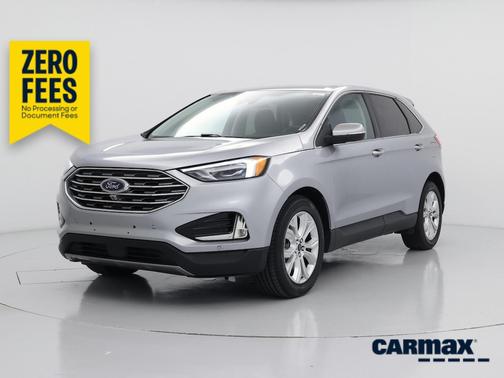 Silver 2022 Ford Edge Titanium
