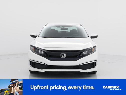 White 2021 Honda Civic LX