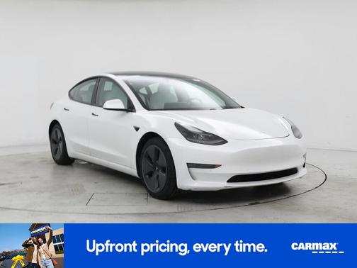 White 2021 Tesla Model 3 Long Range