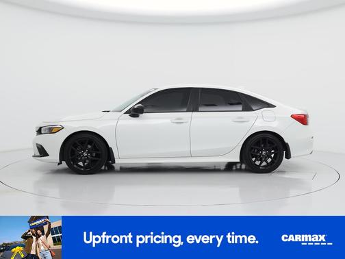 White 2022 Honda Civic Sport