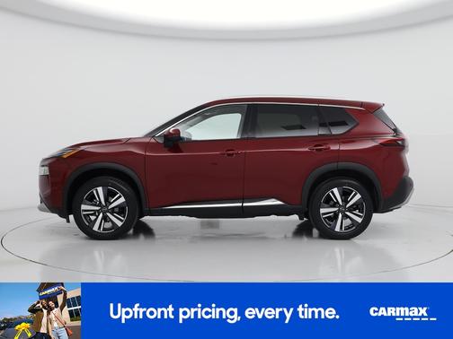 Red 2023 Nissan Rogue Platinum