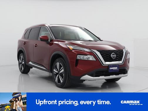 Red 2023 Nissan Rogue Platinum