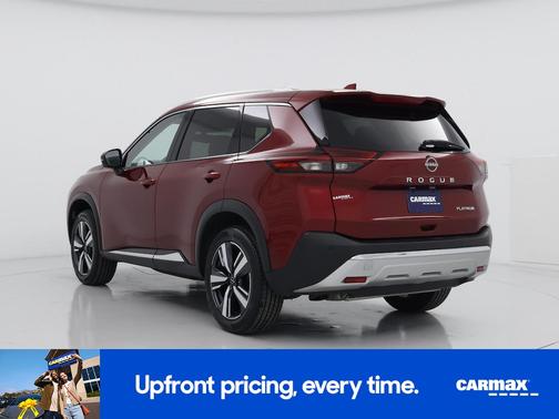 Red 2023 Nissan Rogue Platinum