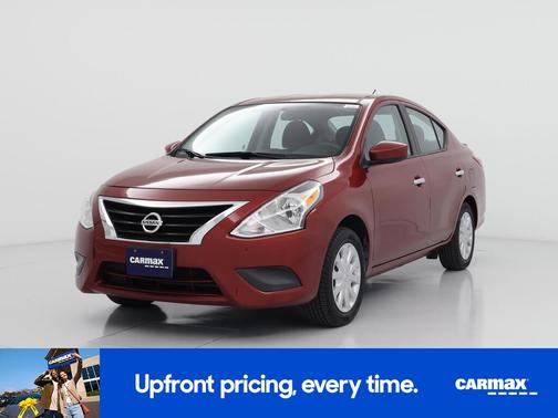 Red 2016 Nissan Versa SV