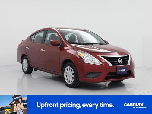 Red 2016 Nissan Versa SV