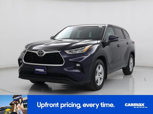 Blue 2020 Toyota Highlander LE