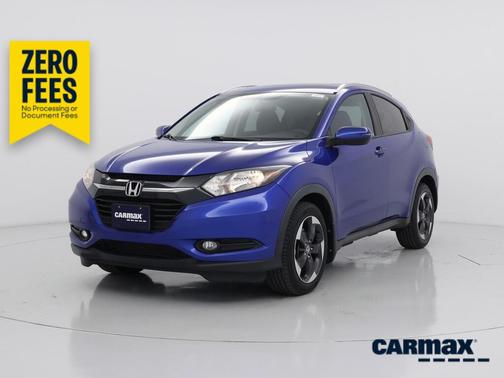 Blue 2018 Honda HR-V EX-L