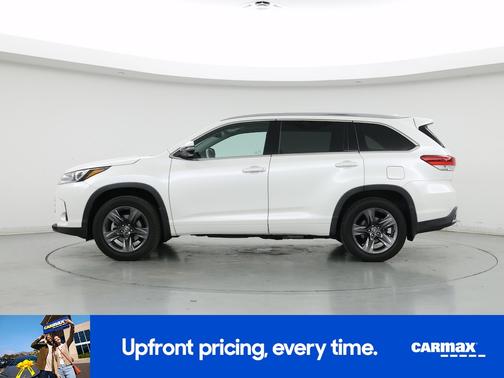 White 2019 Toyota Highlander Limited Platinum