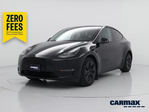 Black 2025 Tesla Model Y Long Range