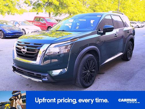 Green 2022 Nissan Pathfinder Platinum