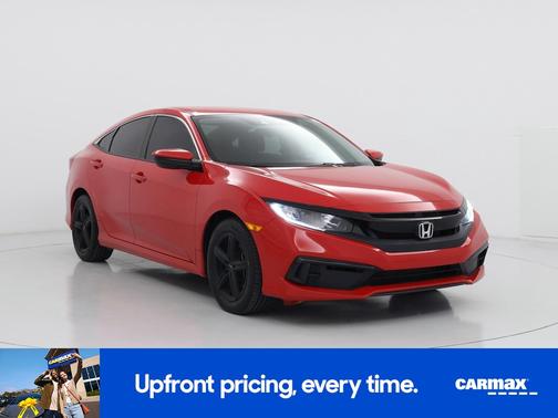 Red 2019 Honda Civic LX